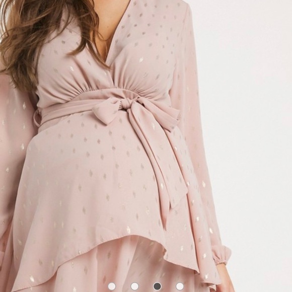 ASOS Maternity Dresses & Skirts - ASOS Light Pink Maternity Dress